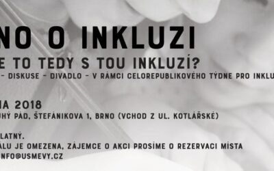 Brno o inkluzi a členská schůze spolku Rodiče za inkluze